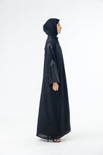 Satin Rose Veil Abaya.